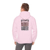 Unisex Heavy Blend™ Hoodie - 'Never Waver' Atlanta Fans Leopard Football Sweatshirt - Never Waver