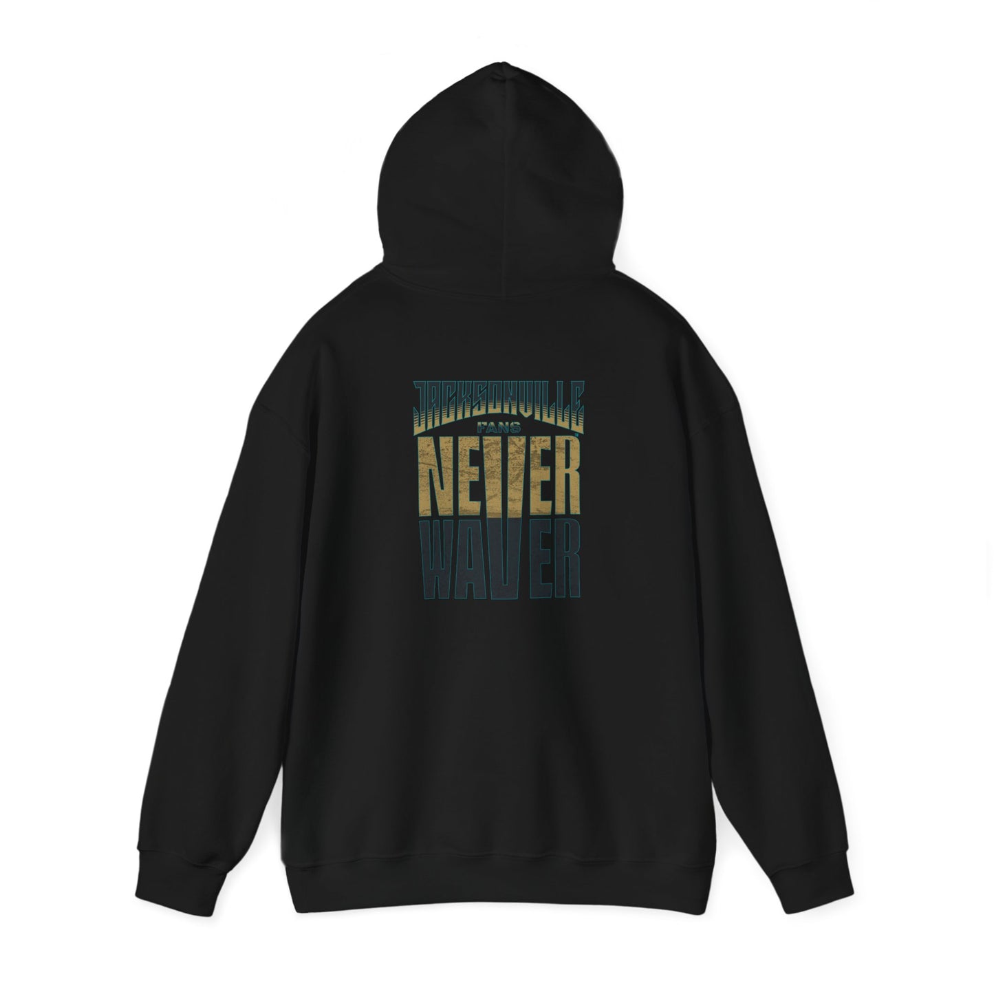 Unisex Heavy Blend™ Hoodie - 'NEVER WAVER' Jacksonville Fans Sweatshirt - Never Waver