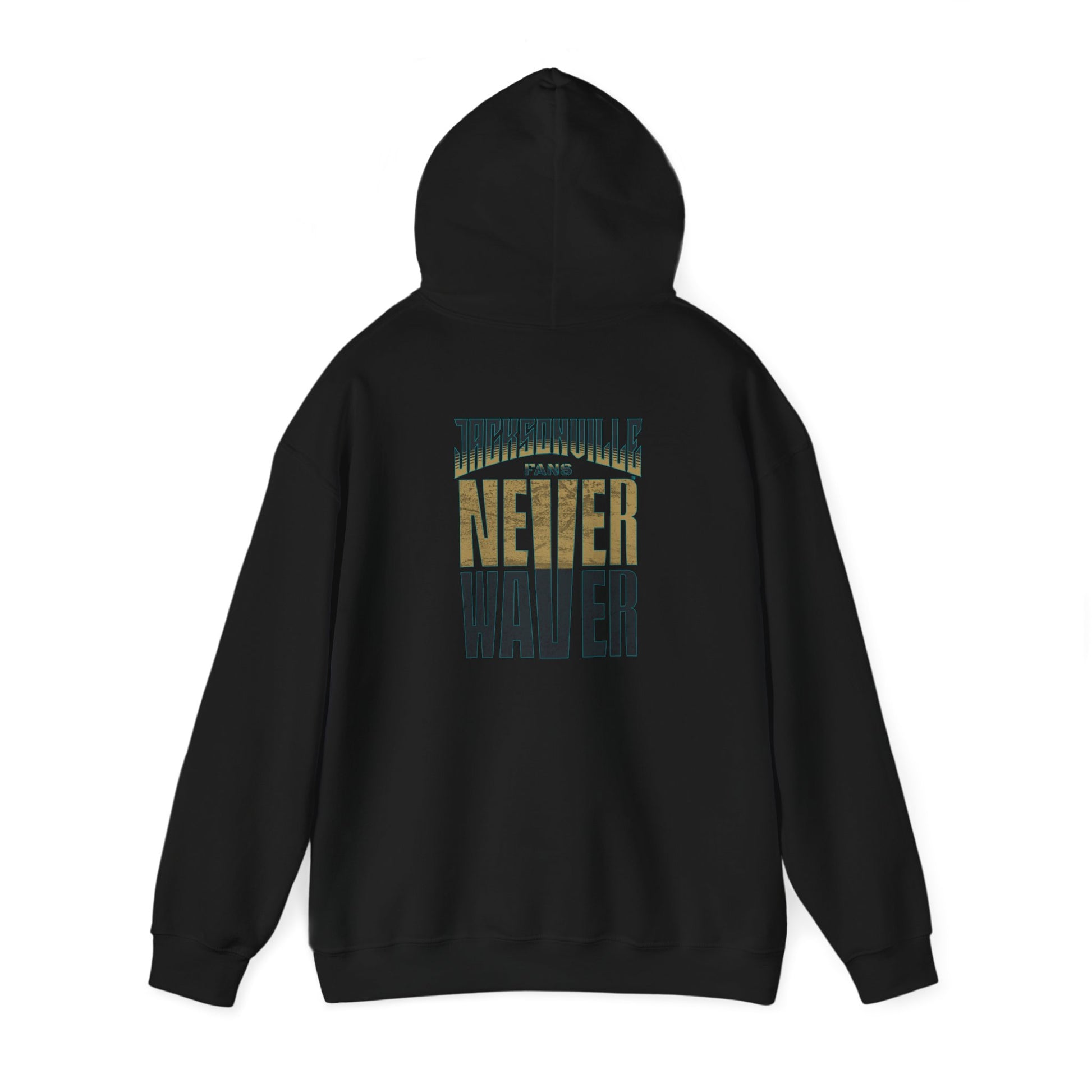 Unisex Heavy Blend™ Hoodie - 'NEVER WAVER' Jacksonville Fans Sweatshirt - Never Waver
