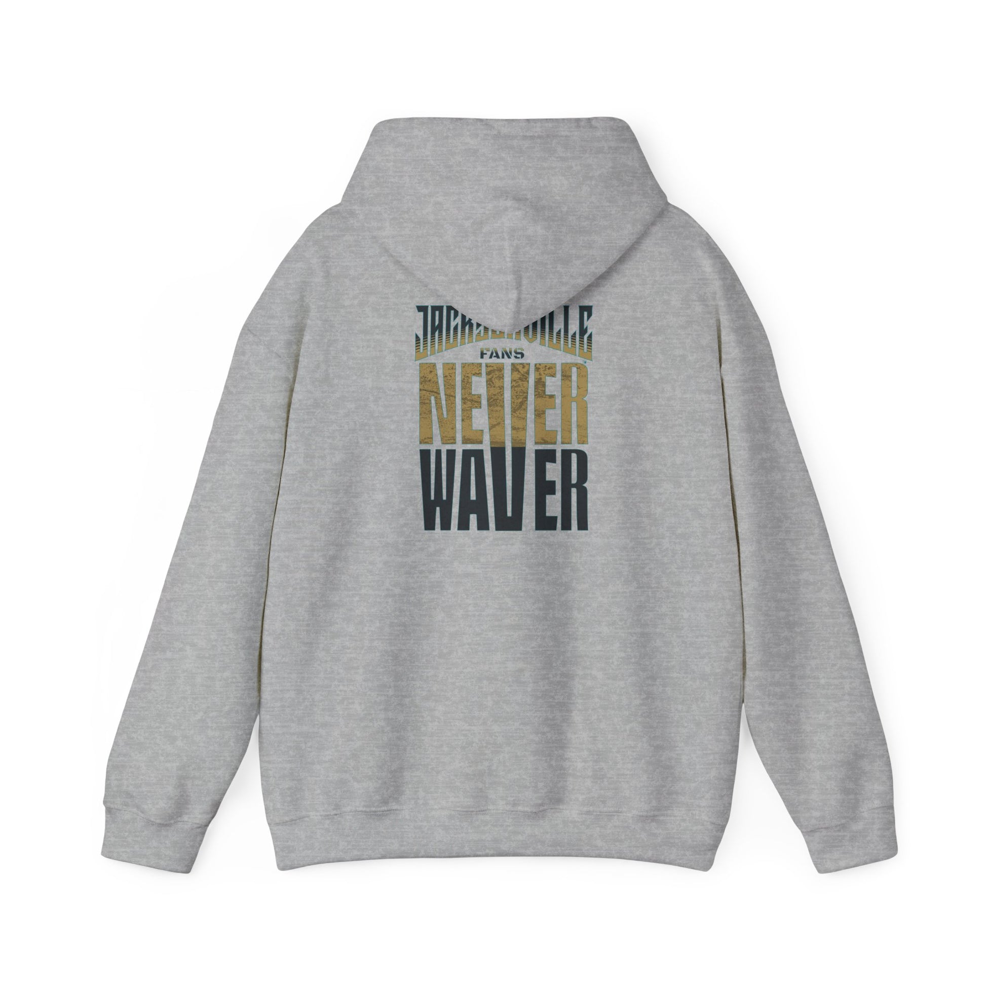 Unisex Heavy Blend™ Hoodie - 'NEVER WAVER' Jacksonville Fans Sweatshirt - Never Waver