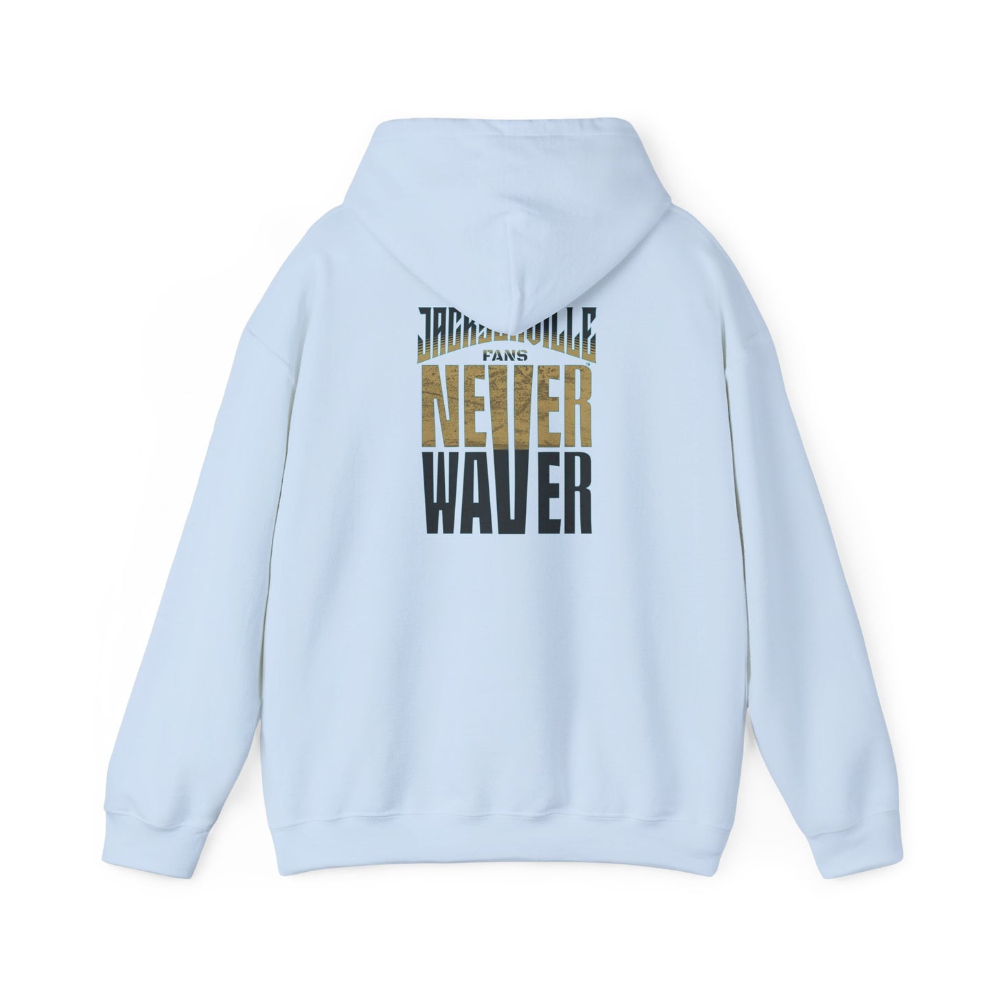 Unisex Heavy Blend™ Hoodie - 'NEVER WAVER' Jacksonville Fans Sweatshirt - Never Waver