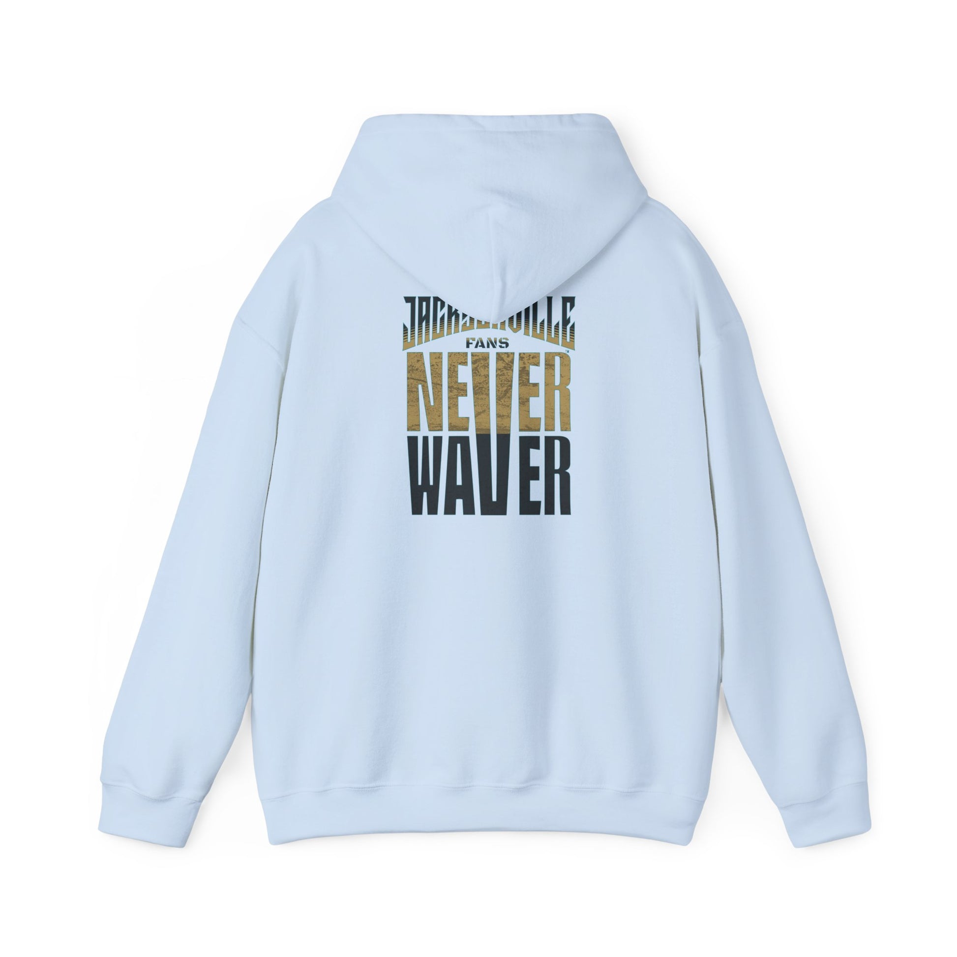 Unisex Heavy Blend™ Hoodie - 'NEVER WAVER' Jacksonville Fans Sweatshirt - Never Waver