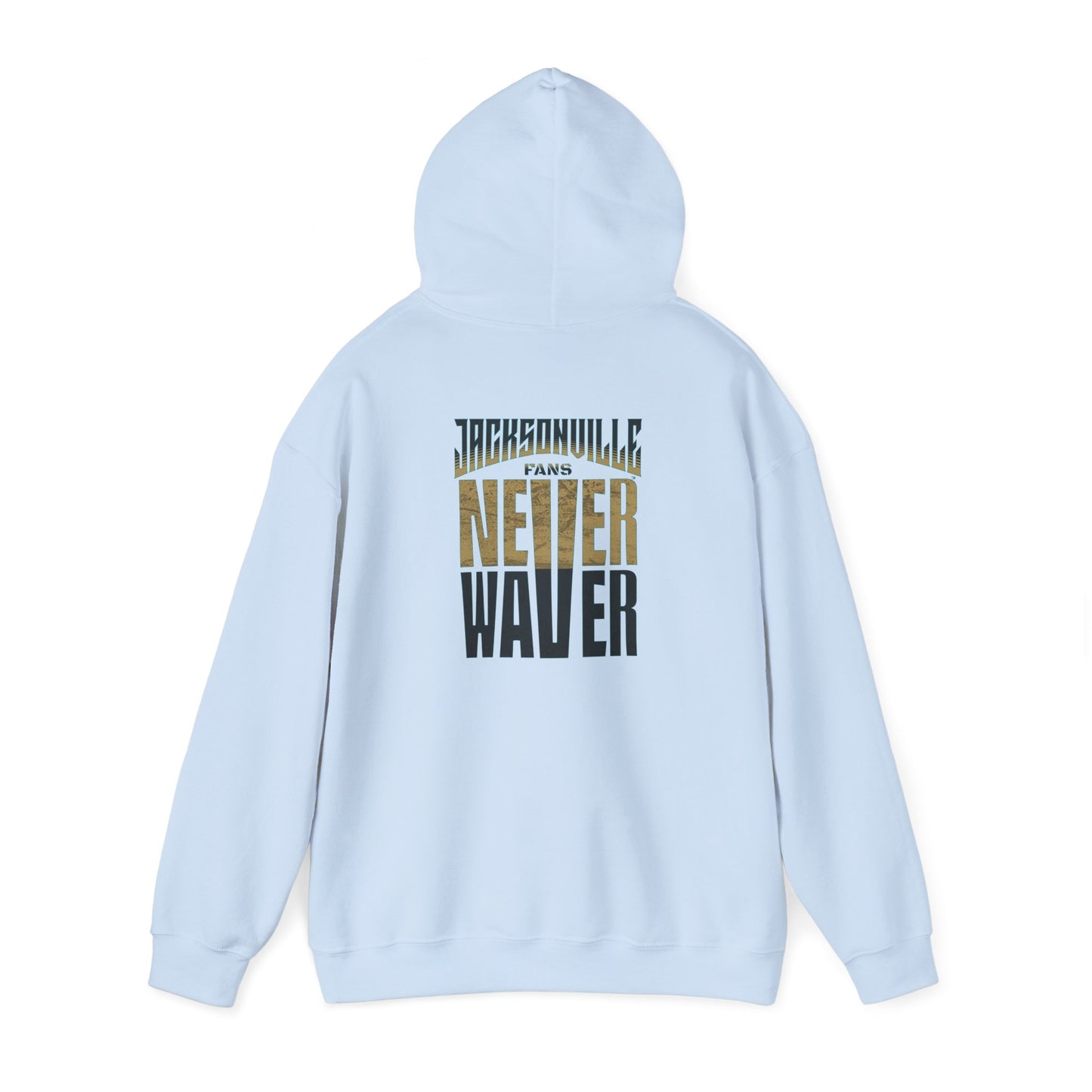 Unisex Heavy Blend™ Hoodie - 'NEVER WAVER' Jacksonville Fans Sweatshirt - Never Waver