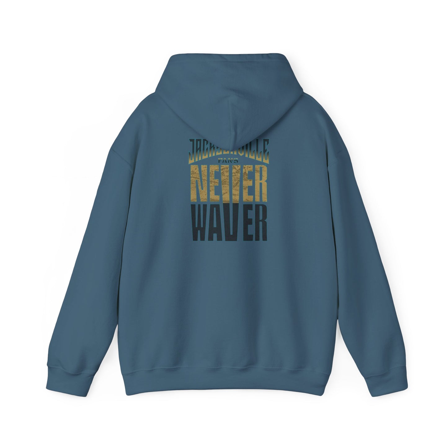 Unisex Heavy Blend™ Hoodie - 'NEVER WAVER' Jacksonville Fans Sweatshirt - Never Waver