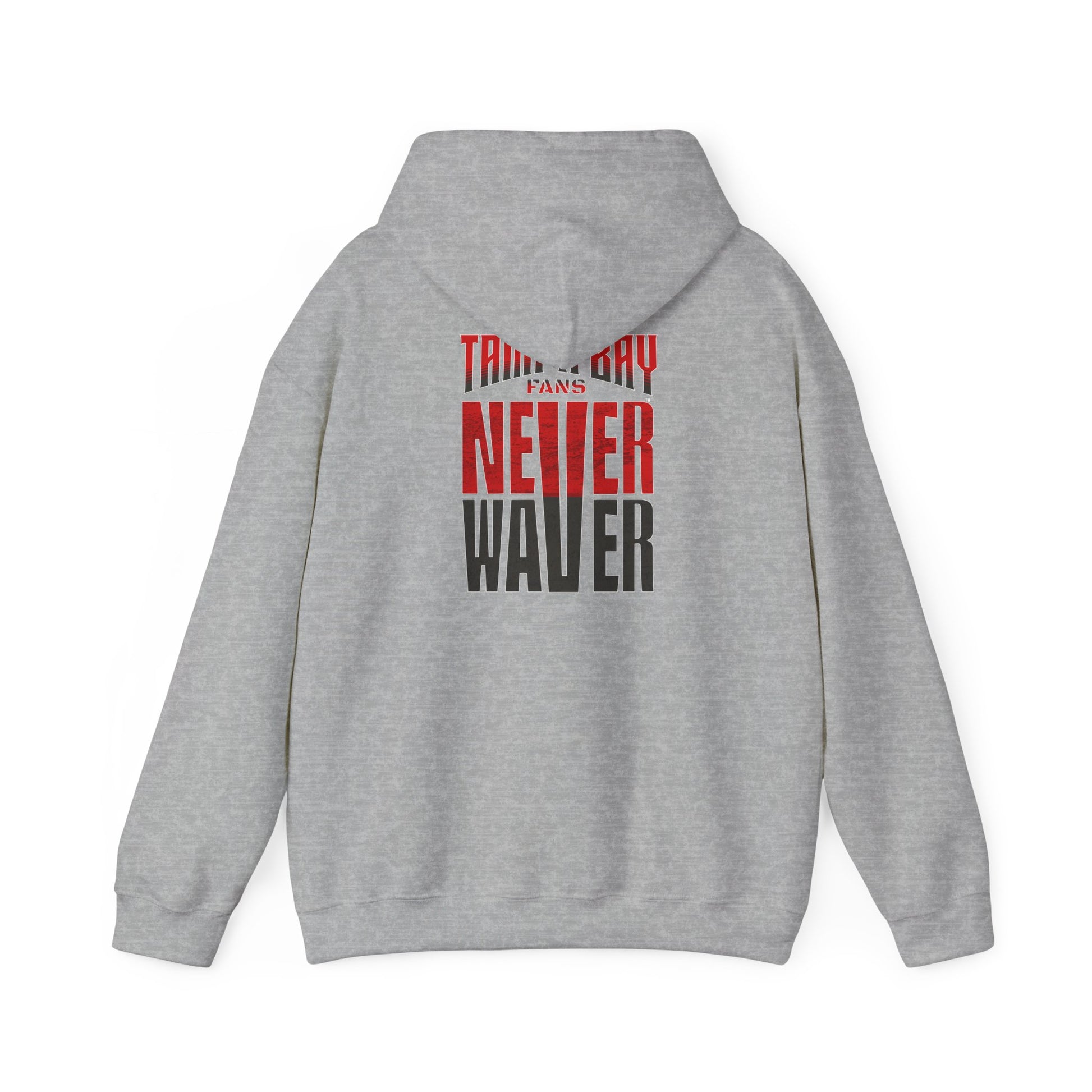Unisex Heavy Blend Hoodie - Never Waver Tampa Bay Fans Sweatshirt - Never Waver