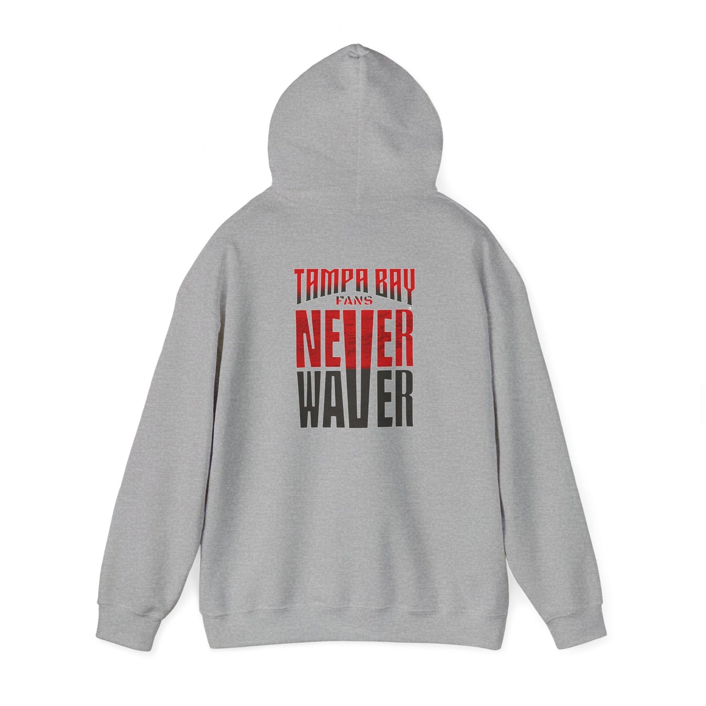 Unisex Heavy Blend Hoodie - Never Waver Tampa Bay Fans Sweatshirt - Never Waver