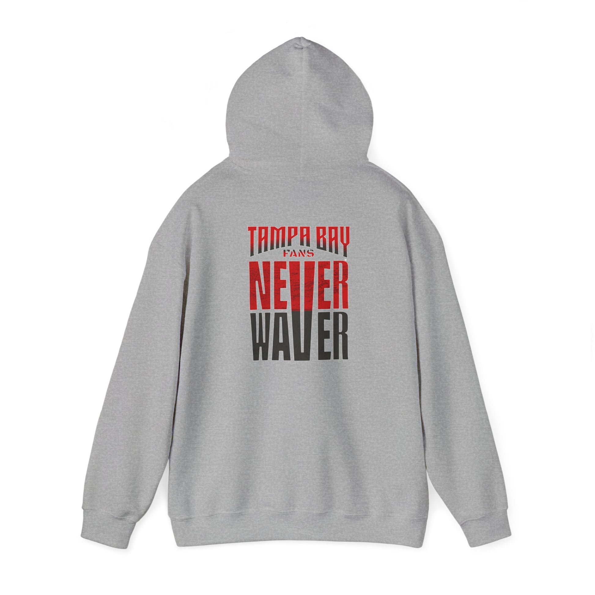 Unisex Heavy Blend Hoodie - Never Waver Tampa Bay Fans Sweatshirt - Never Waver