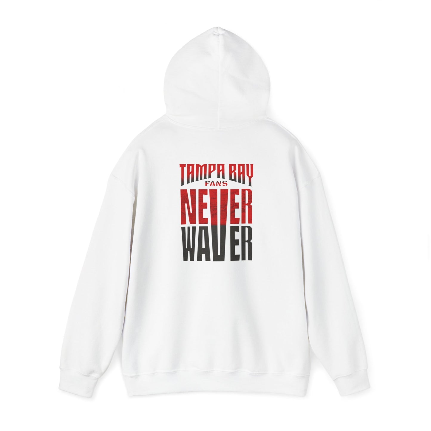 Unisex Heavy Blend Hoodie - Never Waver Tampa Bay Fans Sweatshirt - Never Waver