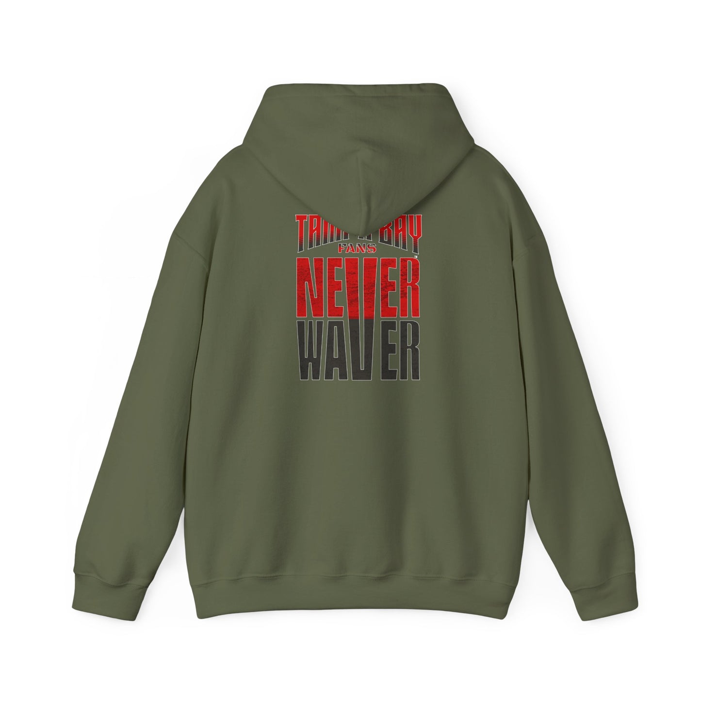 Unisex Heavy Blend Hoodie - Never Waver Tampa Bay Fans Sweatshirt - Never Waver