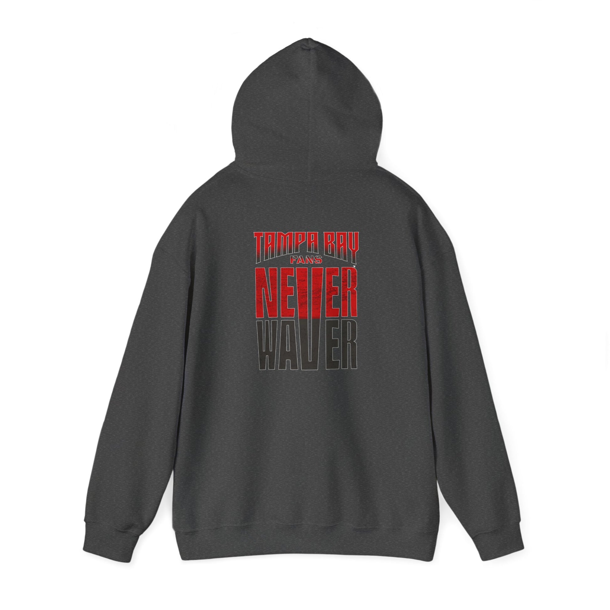 Unisex Heavy Blend Hoodie - Never Waver Tampa Bay Fans Sweatshirt - Never Waver