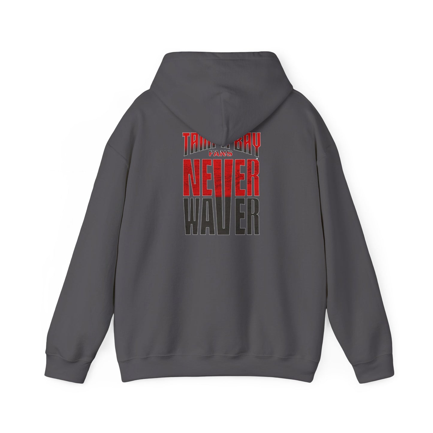 Unisex Heavy Blend Hoodie - Never Waver Tampa Bay Fans Sweatshirt - Never Waver