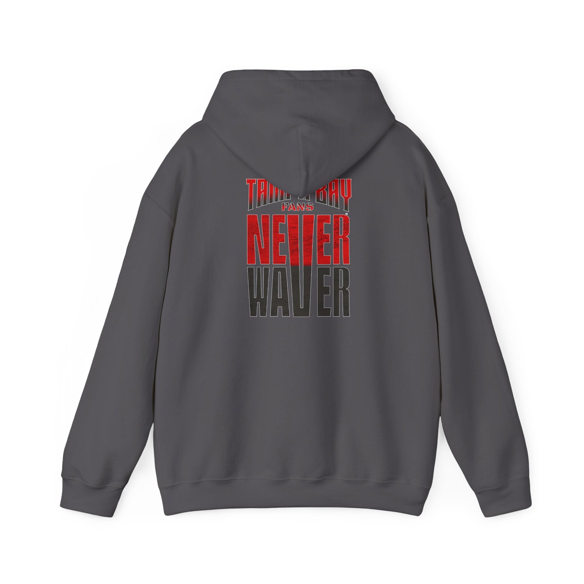 Unisex Heavy Blend Hoodie - Never Waver Tampa Bay Fans Sweatshirt - Never Waver