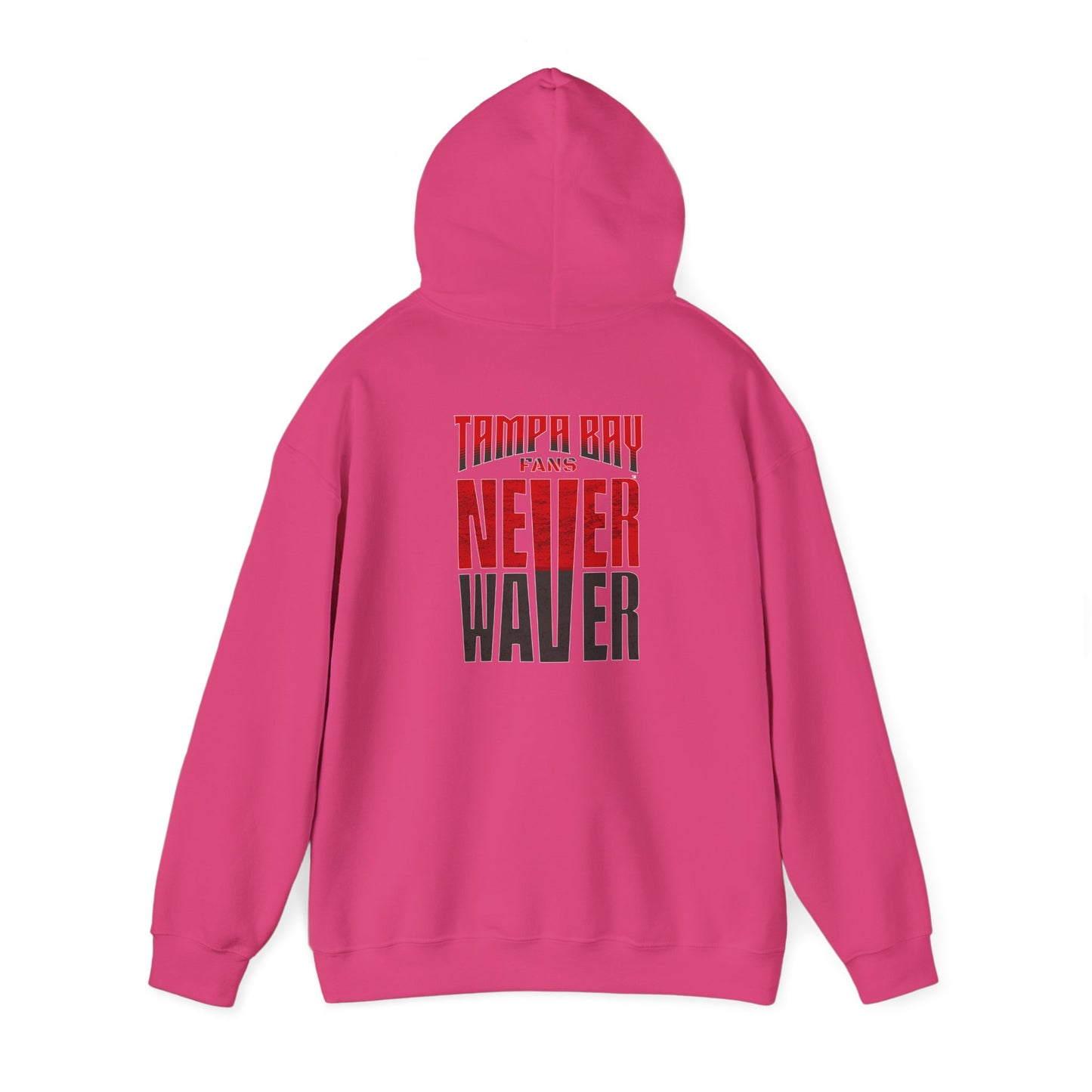 Unisex Heavy Blend Hoodie - Never Waver Tampa Bay Fans Sweatshirt - Never Waver