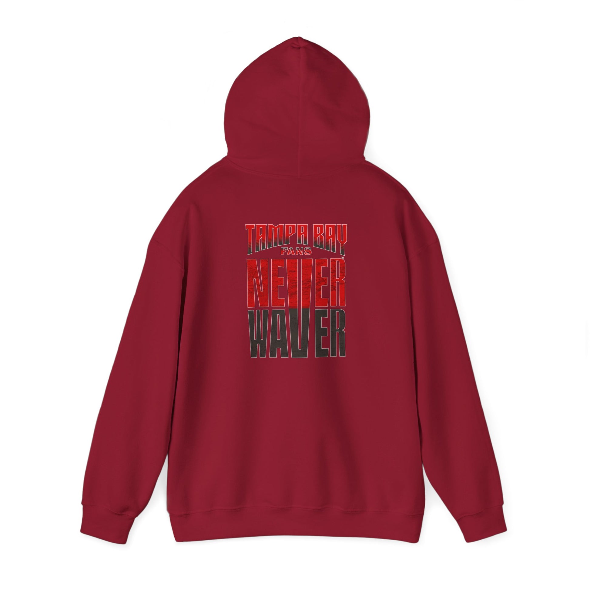 Unisex Heavy Blend Hoodie - Never Waver Tampa Bay Fans Sweatshirt - Never Waver