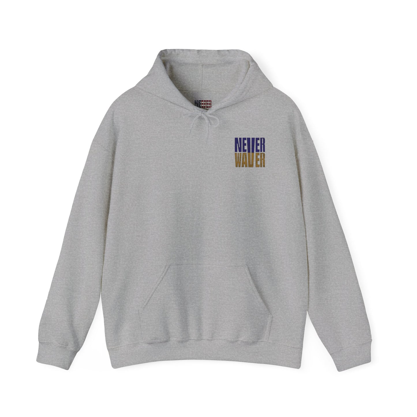 Unisex Hooded Sweatshirt - 'Never Waver' Baltimore Fans Apparel - Never Waver