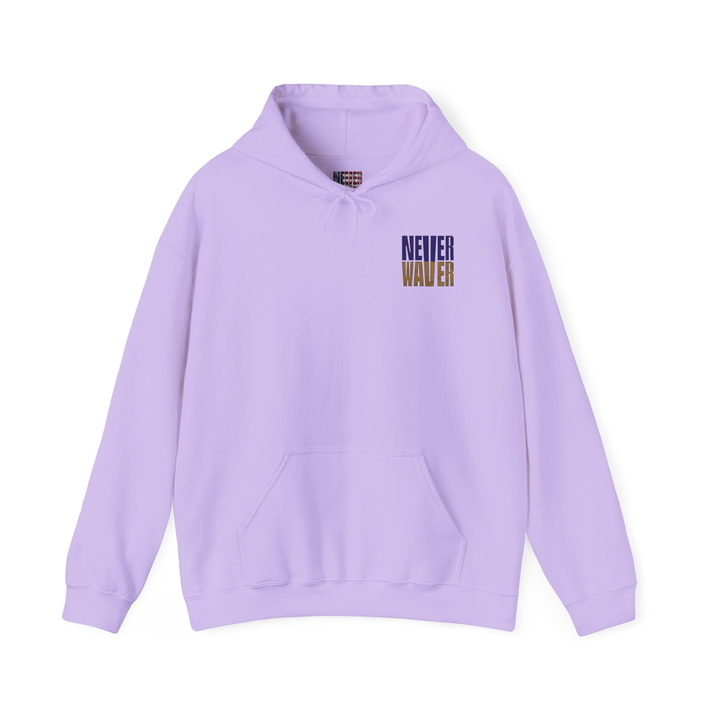 Unisex Hooded Sweatshirt - 'Never Waver' Baltimore Fans Apparel - Never Waver