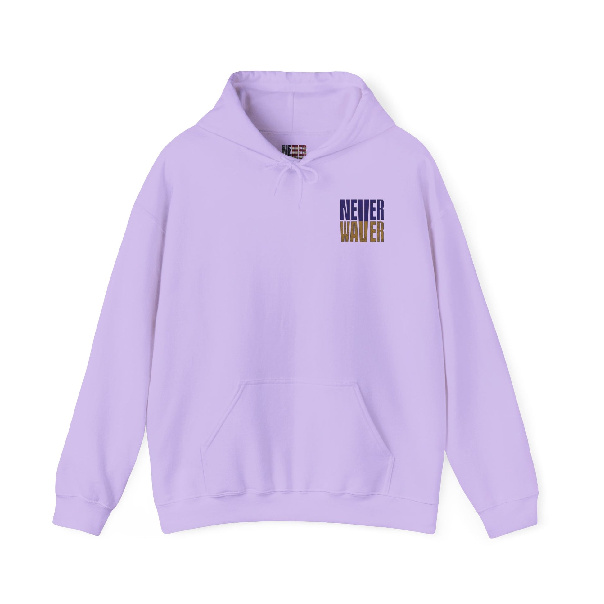 Unisex Hooded Sweatshirt - 'Never Waver' Baltimore Fans Apparel - Never Waver