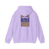 Unisex Hooded Sweatshirt - 'Never Waver' Baltimore Fans Apparel - Never Waver