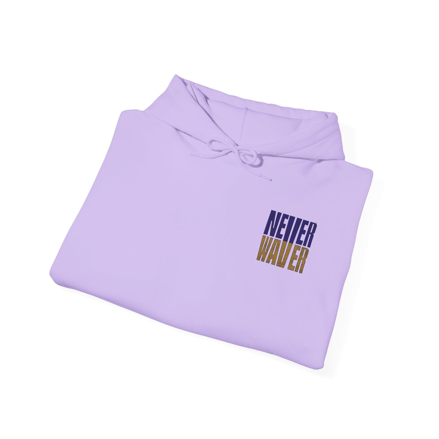 Unisex Hooded Sweatshirt - 'Never Waver' Baltimore Fans Apparel - Never Waver