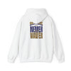 Unisex Hooded Sweatshirt - 'Never Waver' Baltimore Fans Apparel - Never Waver
