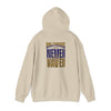 Unisex Hooded Sweatshirt - 'Never Waver' Baltimore Fans Apparel - Never Waver