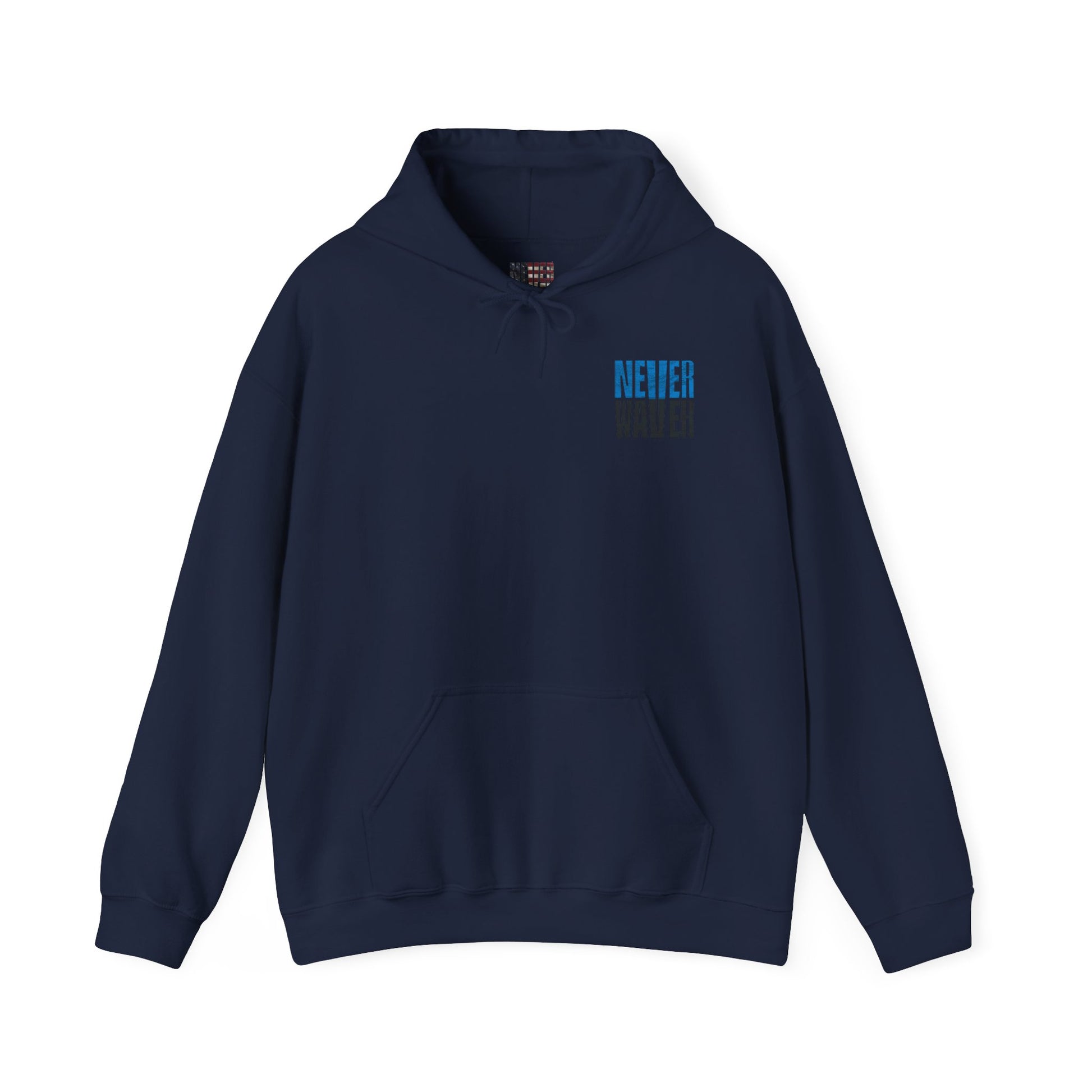 Carolina Fans Never Waver Hooded Sweatshirt | Unisex Heavy Blend™ | Casual Comfort for Fans - Never Waver