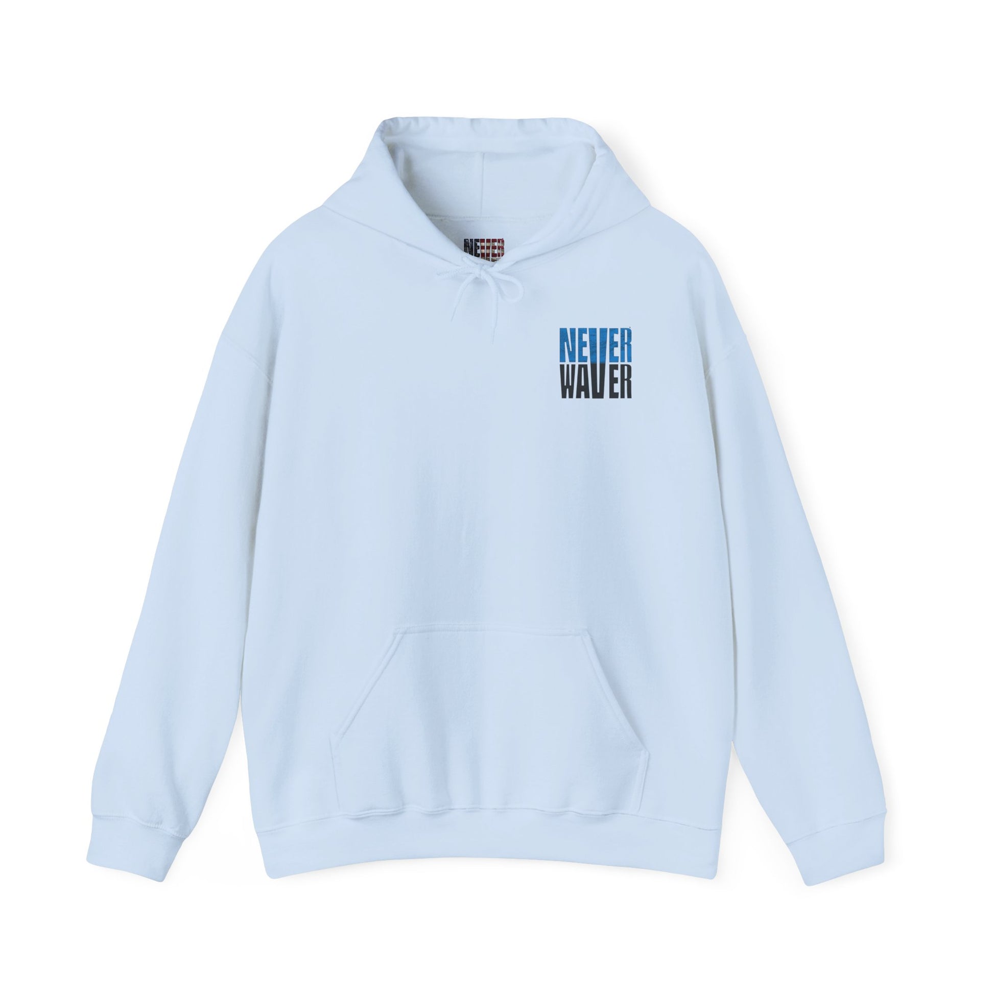Carolina Fans Never Waver Hooded Sweatshirt | Unisex Heavy Blend™ | Casual Comfort for Fans - Never Waver