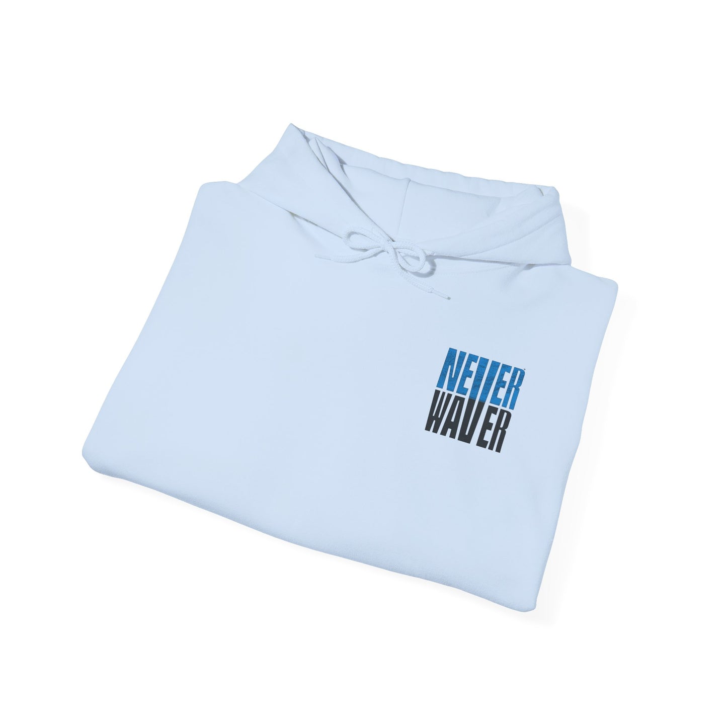 Carolina Fans Never Waver Hooded Sweatshirt | Unisex Heavy Blend™ | Casual Comfort for Fans - Never Waver