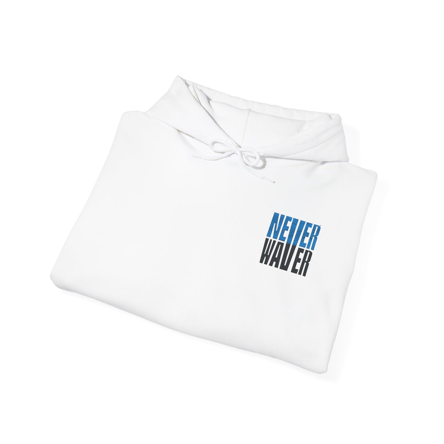 Carolina Fans Never Waver Hooded Sweatshirt | Unisex Heavy Blend™ | Casual Comfort for Fans - Never Waver