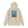 Carolina Fans Never Waver Hooded Sweatshirt | Unisex Heavy Blend™ | Casual Comfort for Fans - Never Waver