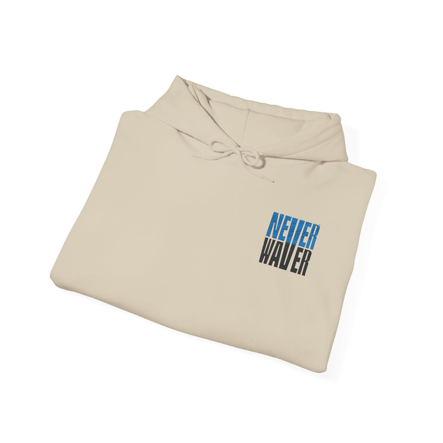 Carolina Fans Never Waver Hooded Sweatshirt | Unisex Heavy Blend™ | Casual Comfort for Fans - Never Waver