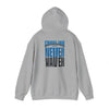 Carolina Fans Never Waver Hooded Sweatshirt | Unisex Heavy Blend™ | Casual Comfort for Fans - Never Waver