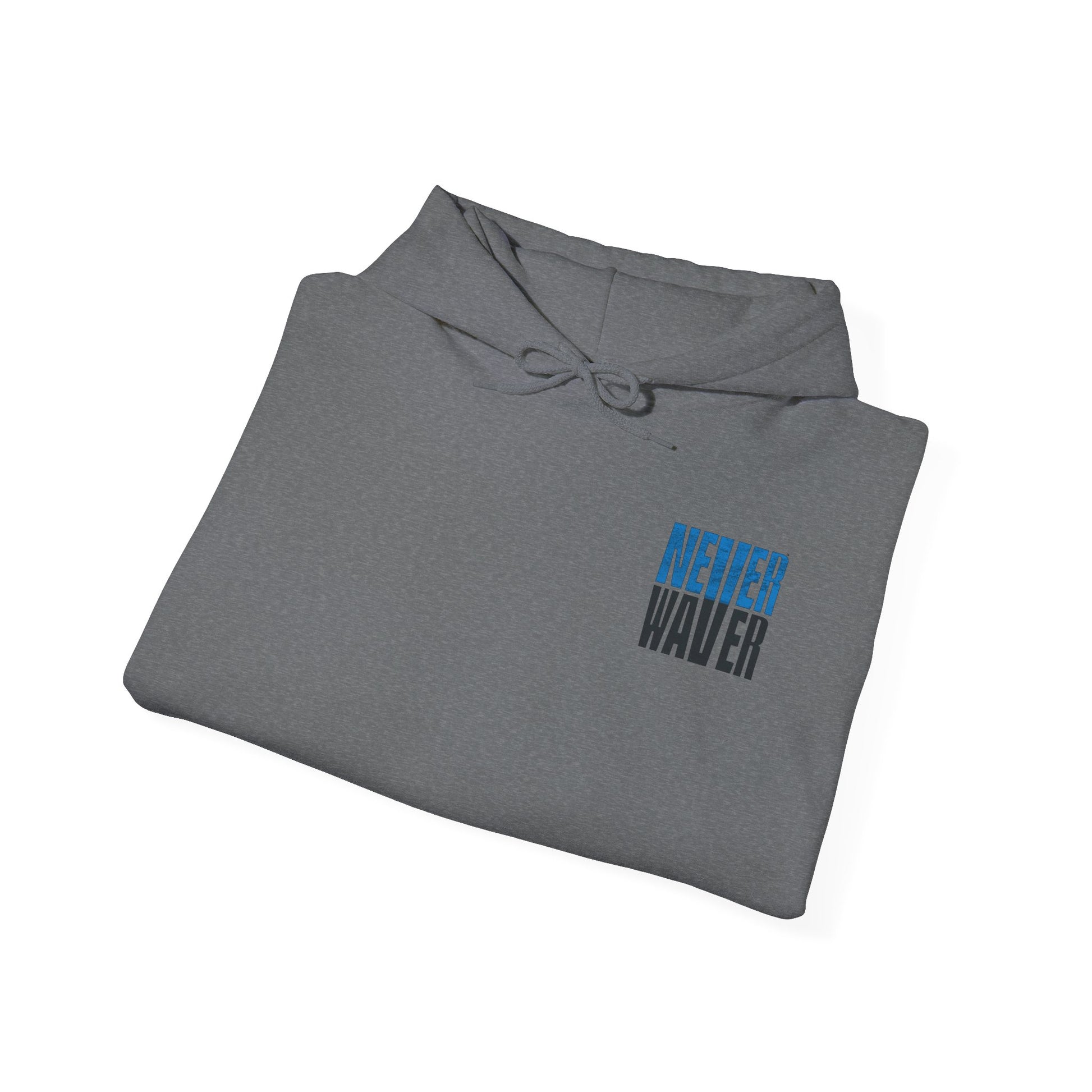 Carolina Fans Never Waver Hooded Sweatshirt | Unisex Heavy Blend™ | Casual Comfort for Fans - Never Waver