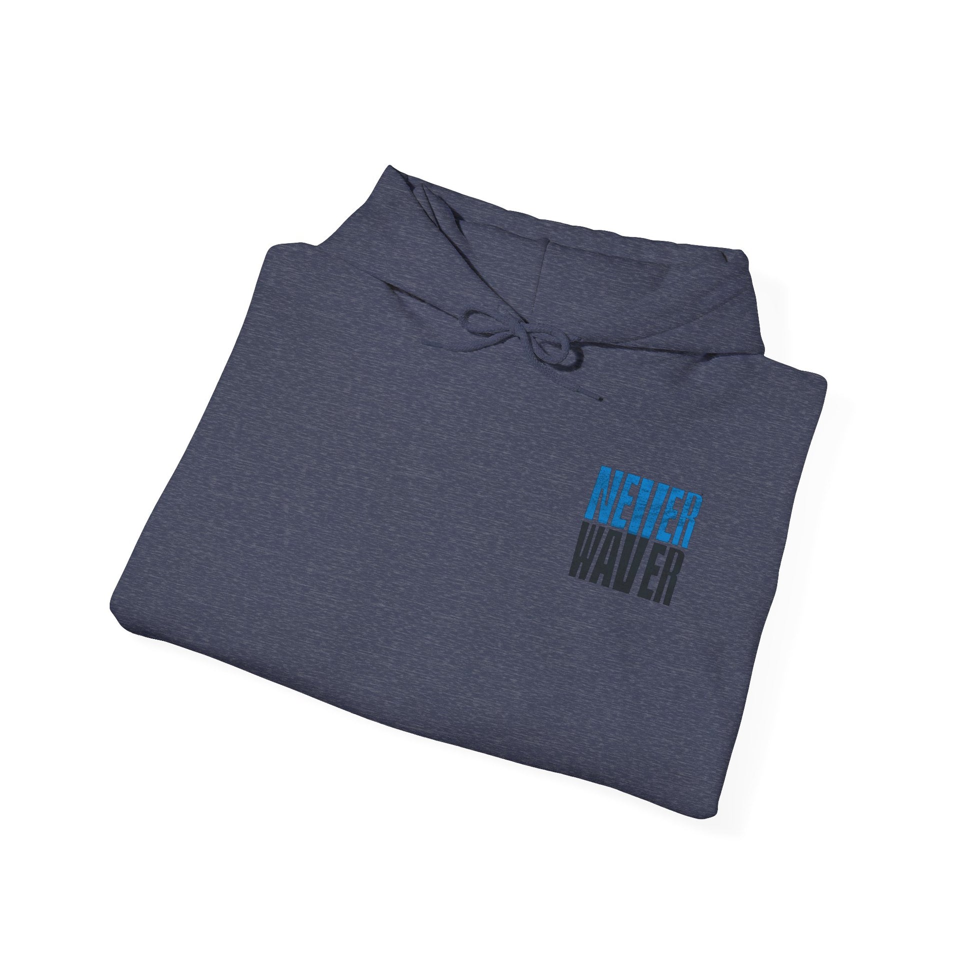 Carolina Fans Never Waver Hooded Sweatshirt | Unisex Heavy Blend™ | Casual Comfort for Fans - Never Waver