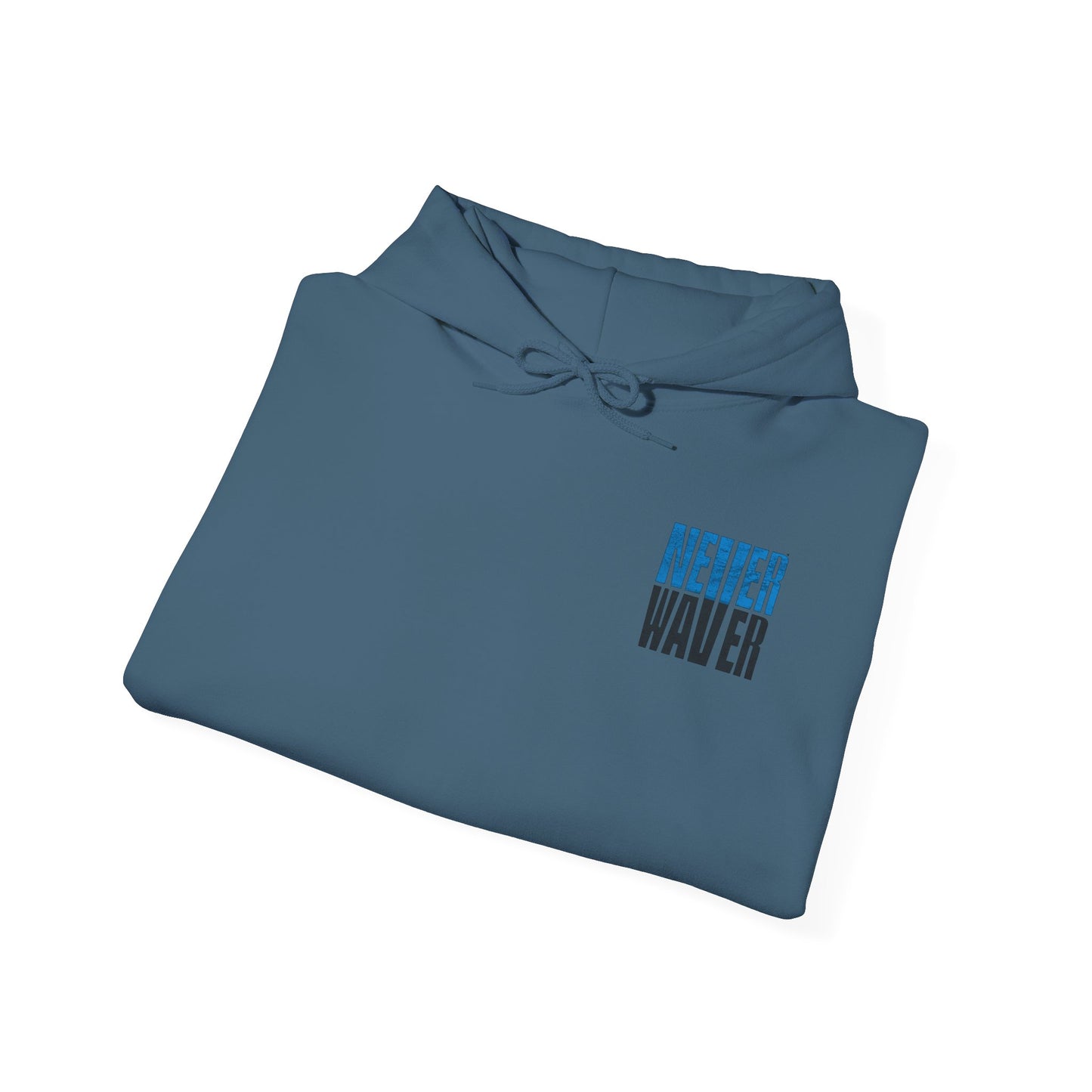 Carolina Fans Never Waver Hooded Sweatshirt | Unisex Heavy Blend™ | Casual Comfort for Fans - Never Waver
