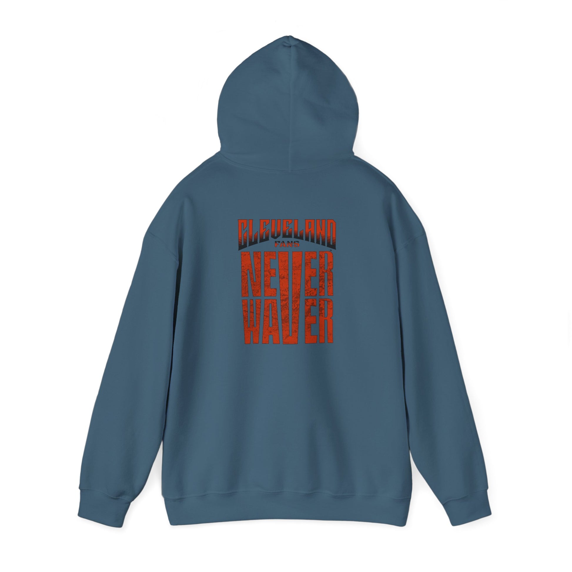 Cleveland Fans Never Waver Unisex Hooded Sweatshirt - Heavy Blend™ - Never Waver