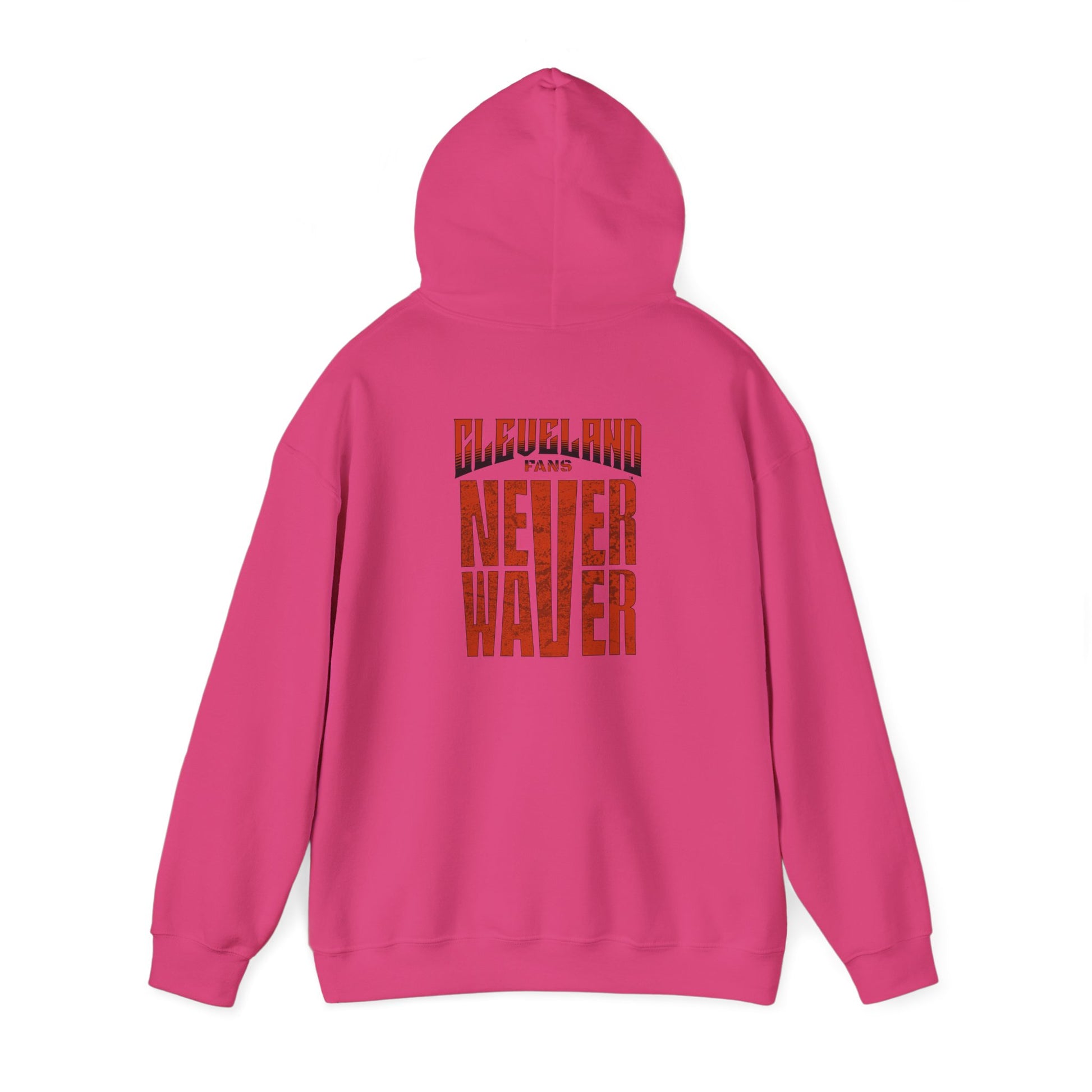 Cleveland Fans Never Waver Unisex Hooded Sweatshirt - Heavy Blend™ - Never Waver