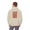 Cleveland Fans Never Waver w Leopard Football Unisex Hoodie - Cozy Heavy Blend Sweatshirt for Comfort and Style - Never Waver