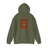 Cleveland Fans Never Waver w Leopard Football Unisex Hoodie - Cozy Heavy Blend Sweatshirt for Comfort and Style - Never Waver