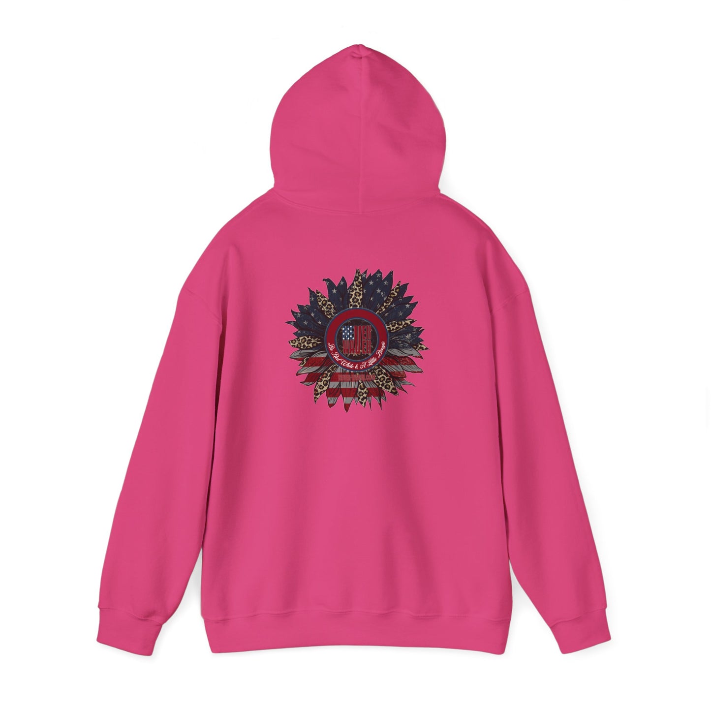 Never Waver Be Red White and A Little Bougie Unisex Heavy Blend™ Hooded Sweatshirt - Never Waver