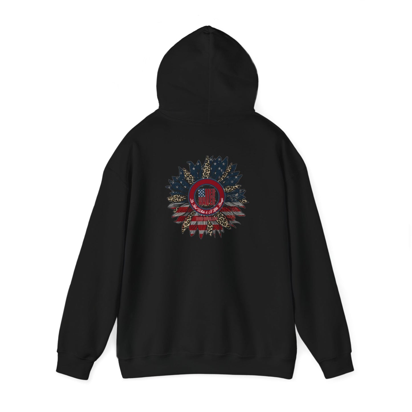 Never Waver Be Red White and A Little Bougie Unisex Heavy Blend™ Hooded Sweatshirt - Never Waver