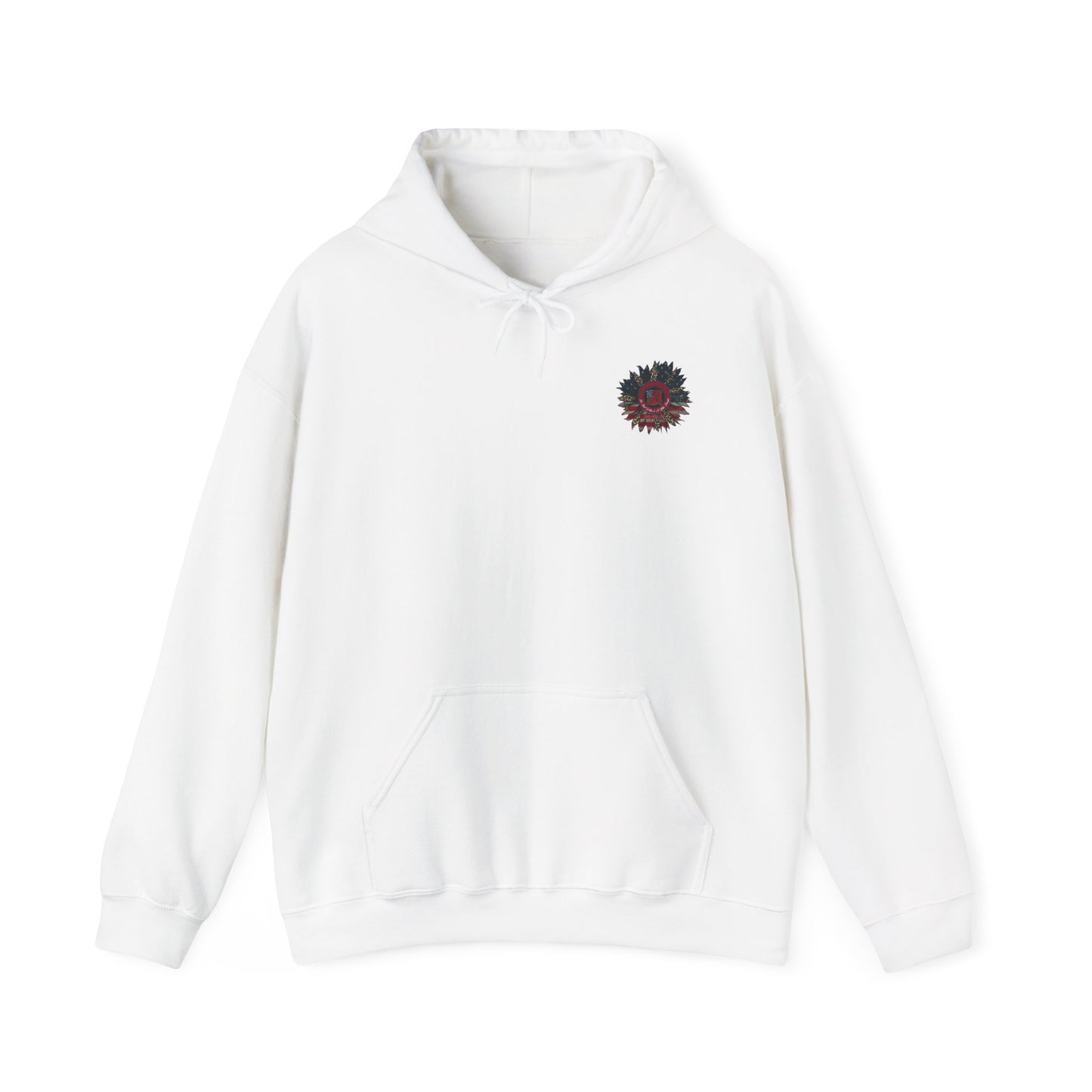 Never Waver Be Red White and A Little Bougie Unisex Heavy Blend™ Hooded Sweatshirt - Never Waver
