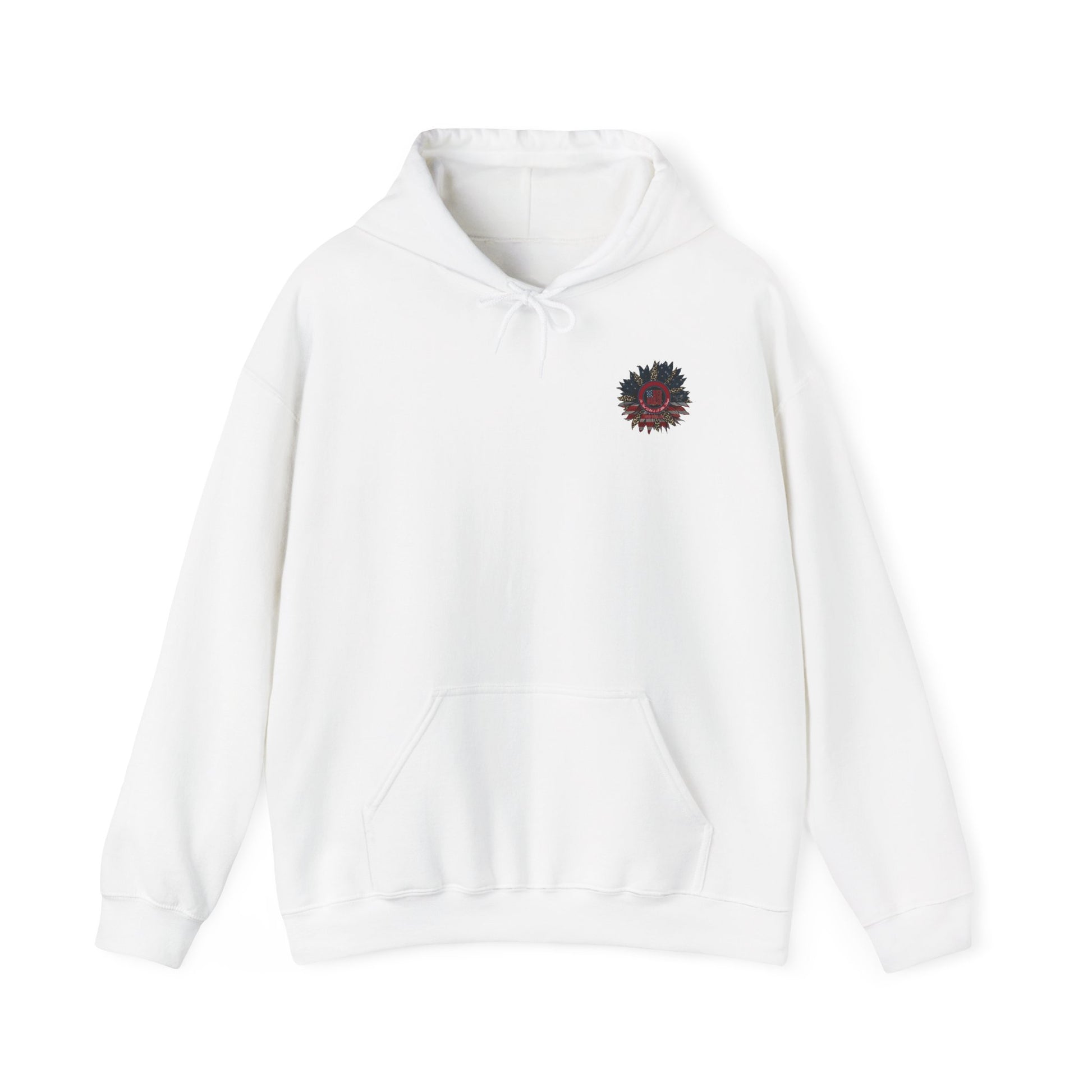 Never Waver Be Red White and A Little Bougie Unisex Heavy Blend™ Hooded Sweatshirt - Never Waver