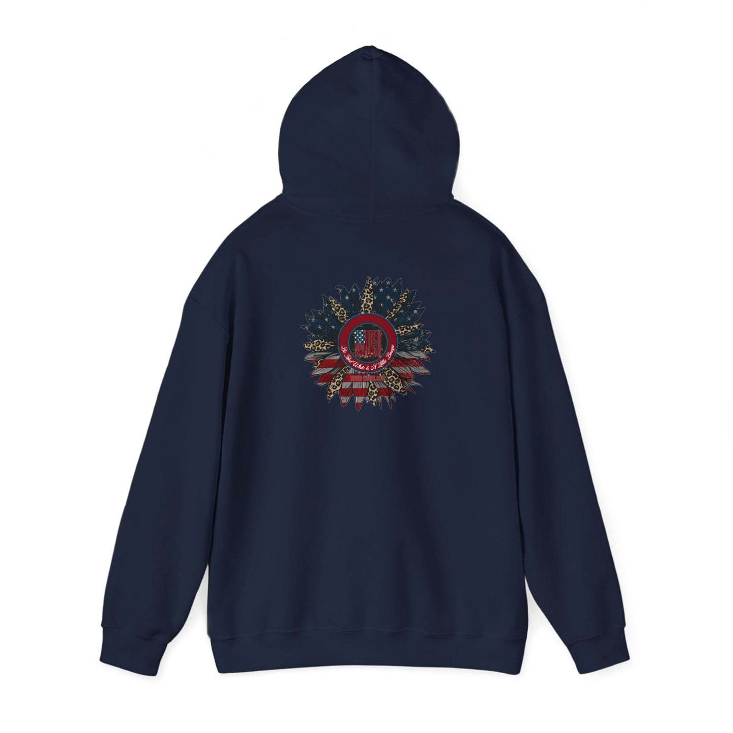 Never Waver Be Red White and A Little Bougie Unisex Heavy Blend™ Hooded Sweatshirt - Never Waver