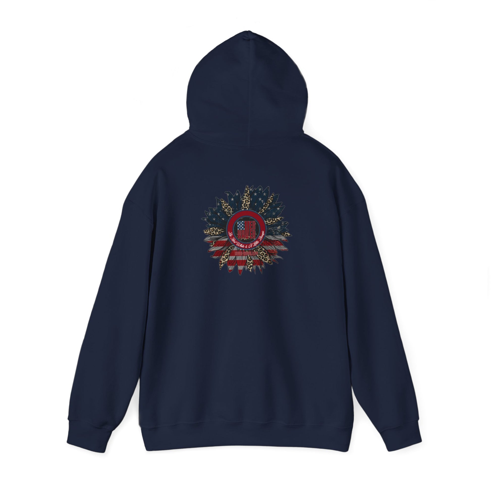 Never Waver Be Red White and A Little Bougie Unisex Heavy Blend™ Hooded Sweatshirt - Never Waver