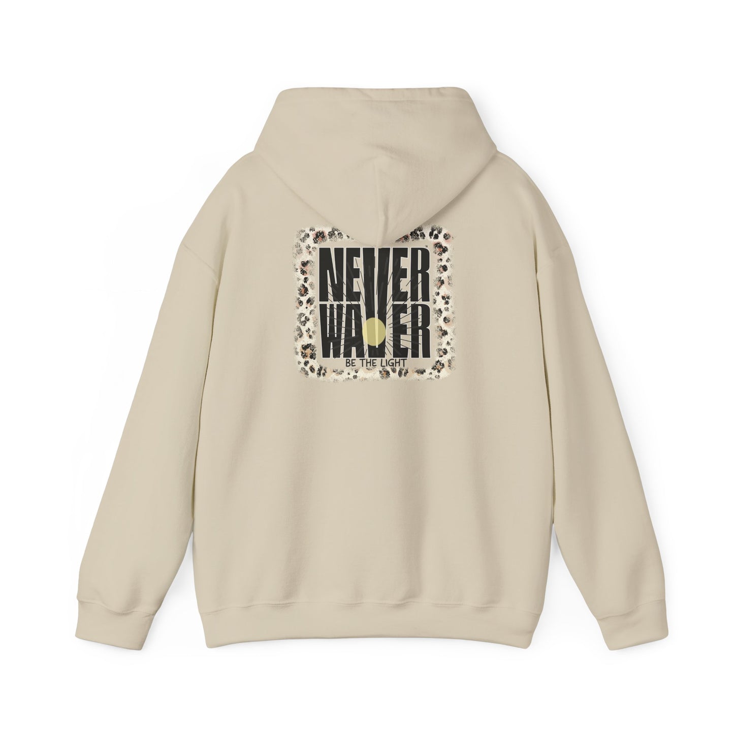 NEVER WAVER Be The Light Unisex Heavy Blend™ Hooded Sweatshirt - Never Waver