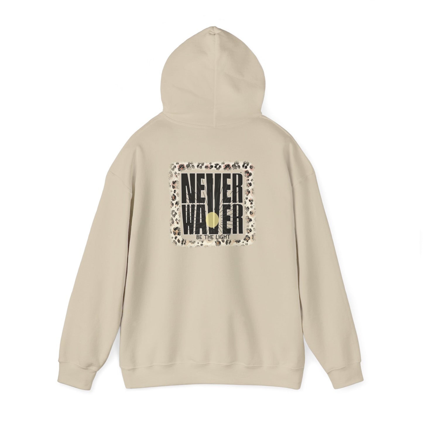 NEVER WAVER Be The Light Unisex Heavy Blend™ Hooded Sweatshirt - Never Waver