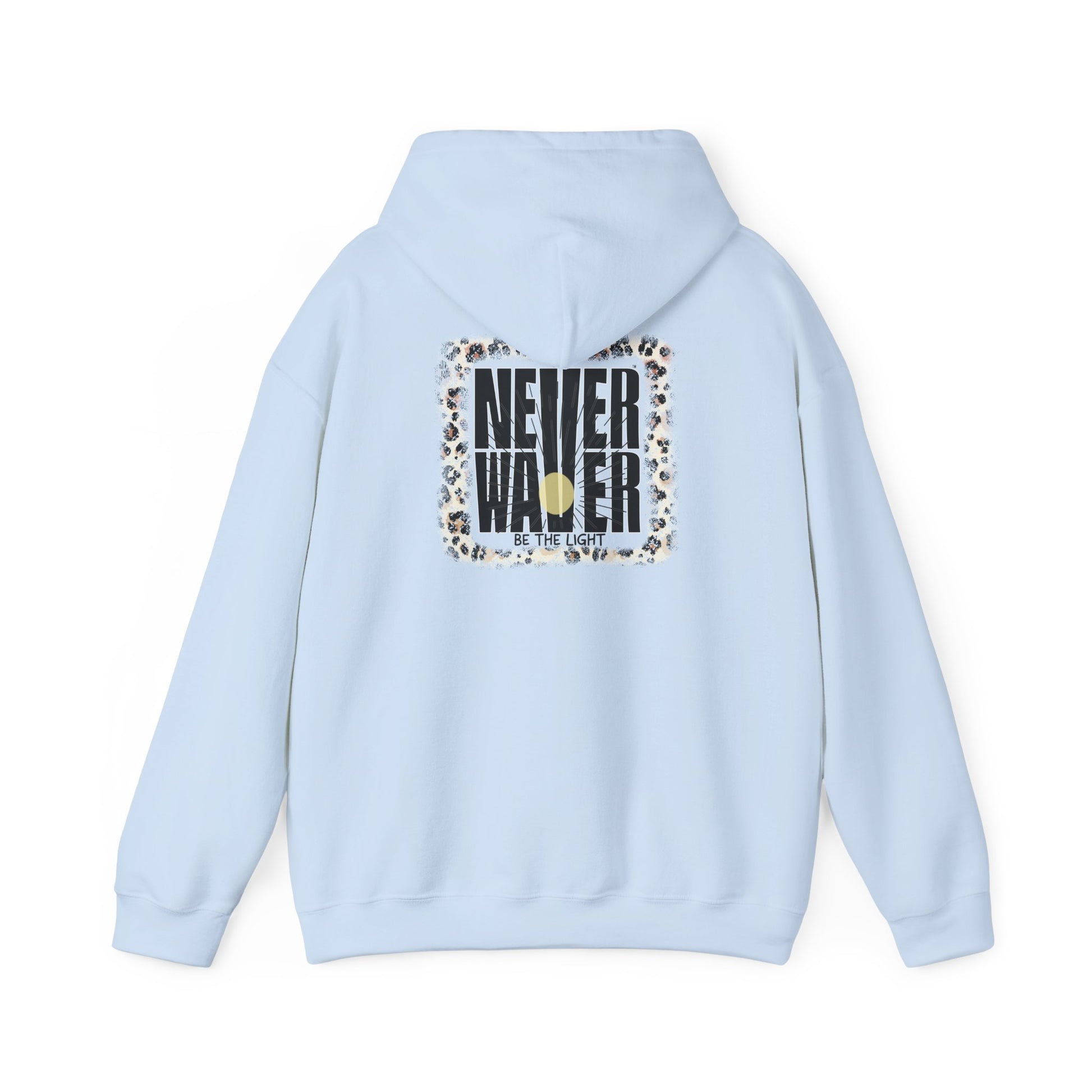 NEVER WAVER Be The Light Unisex Heavy Blend™ Hooded Sweatshirt - Never Waver