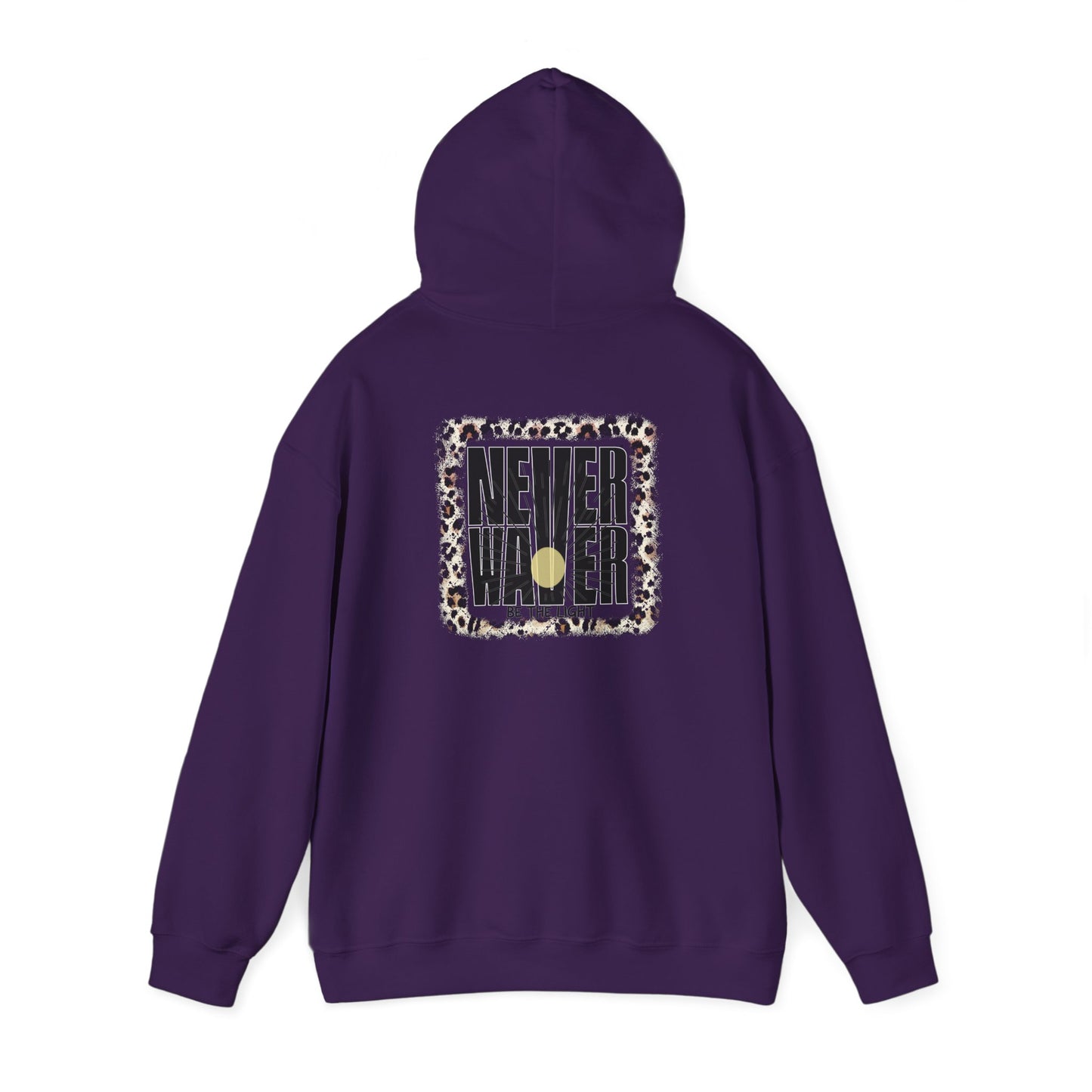 NEVER WAVER Be The Light Unisex Heavy Blend™ Hooded Sweatshirt - Never Waver