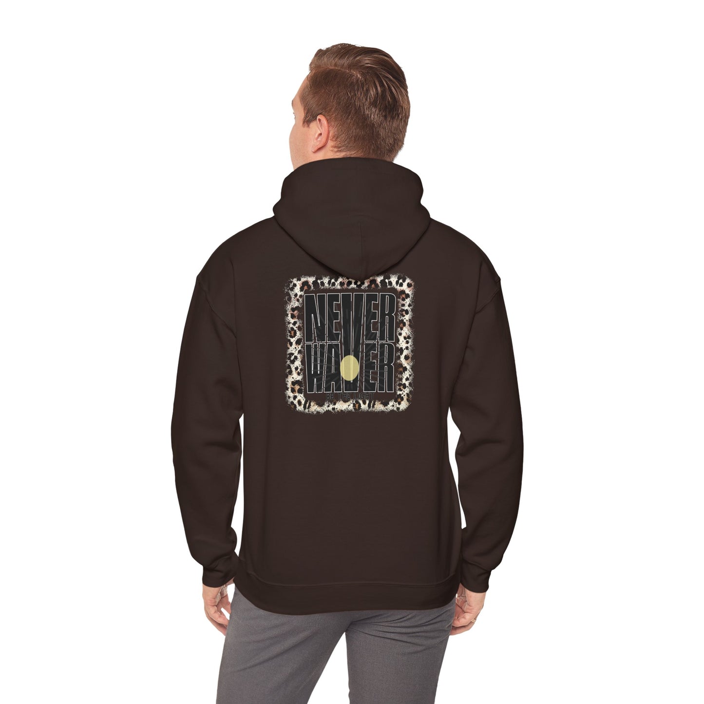 NEVER WAVER Be The Light Unisex Heavy Blend™ Hooded Sweatshirt - Never Waver